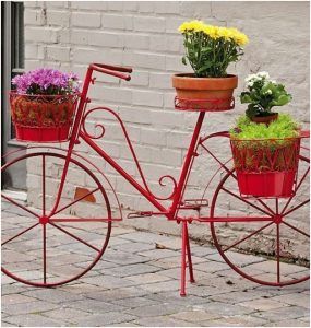 Подставки для цветов в виде велосипедов